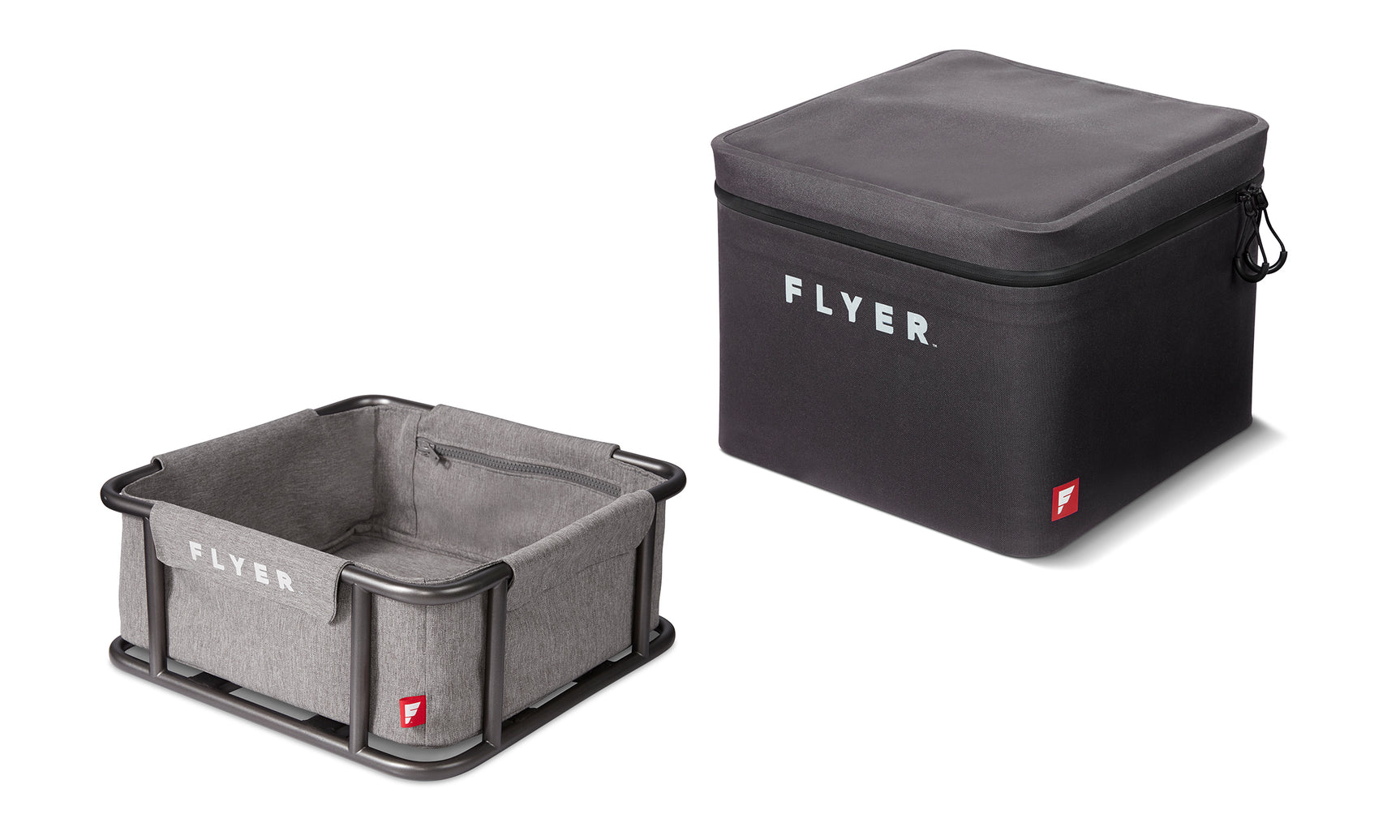Waterproof Rear Storage Case & Small Basket Bundle